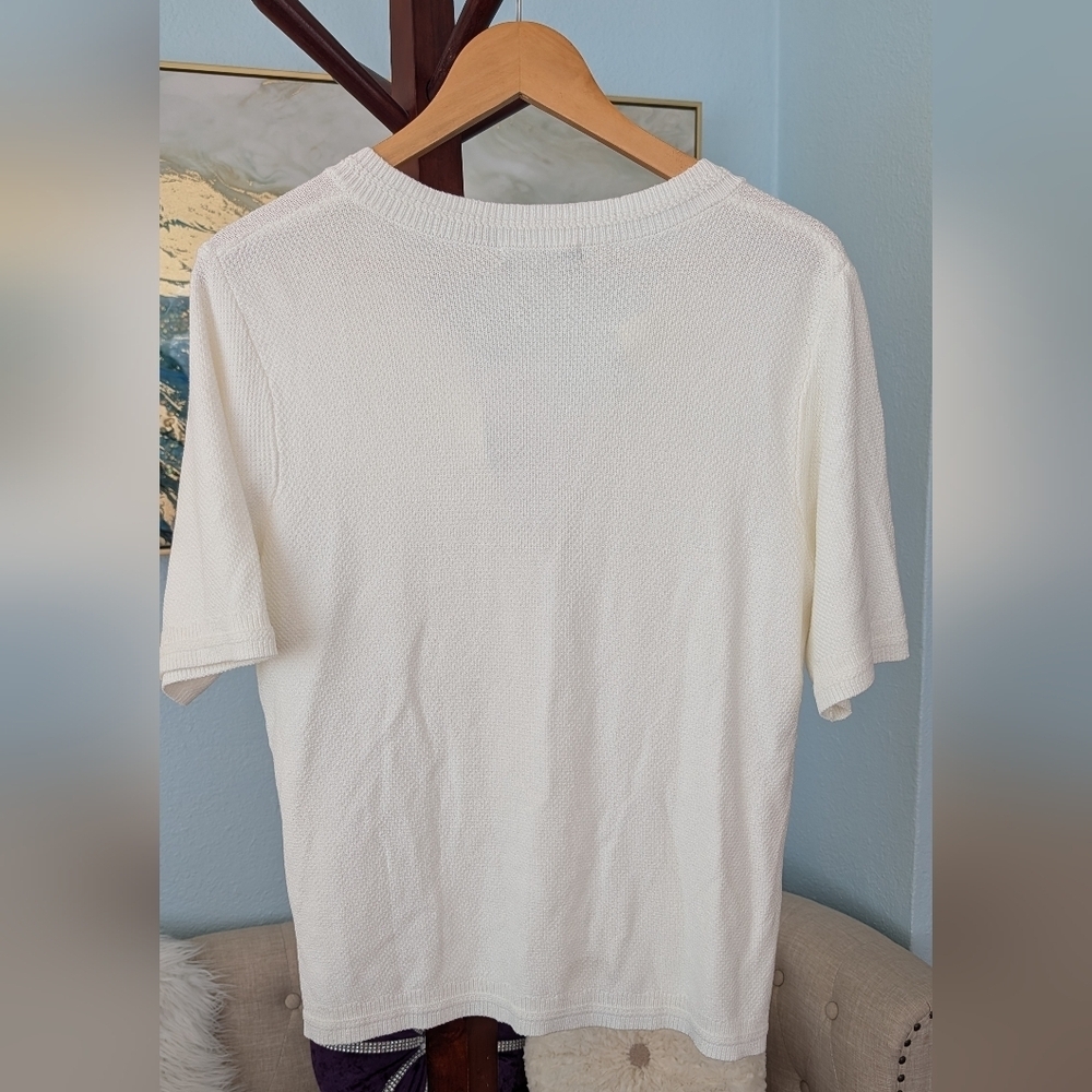 NWT PrettyGarden Button-Down  with Gold Buttons Size L - Picture 7 of 12